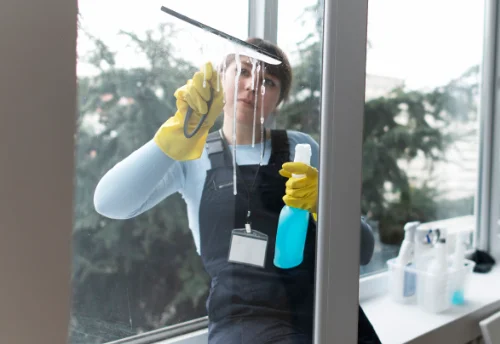 Nettoyage de vitres intérieures et extérieures à Ambrugeat